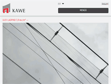 Tablet Screenshot of kawe.ee